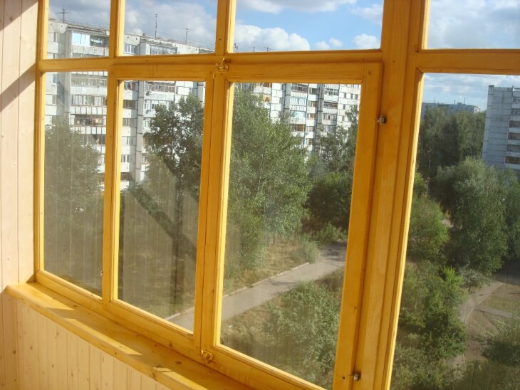 остекление балкона деревом остекление балкона деревом